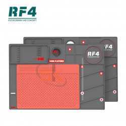 RF4 RF-PO2 double layer Microscope Maintenance Mat Heat insulation pad Multifuction Phone Repair Platform Soldering Silicone Mat