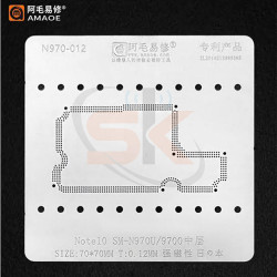 AMAOE SAMSUNG Note 10 STENCIL SM-N970-012 PCB 0.12mm  Middle Layer BGA Reballing 