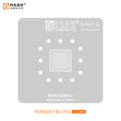 Amaoe 0.12mm Qualcomm Snapdragon MSM8260 CPU BGA Reballing Stencil