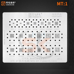 Amaoe MT1 MTK BGA Stencil IC Solder Reballing Tin Net for MT6311P MT6158A MT6165V MT6350V MT6329A MT6320 MT6175V MT6328V MT6351V