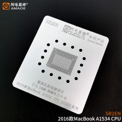 Amaoe SR2EN Series 0.15mm BGA Reballing Stencil for 2016 MacBook A1534 CPU