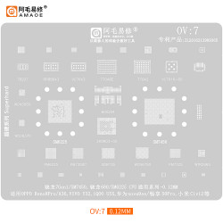Amaoe OV7 CPU Universal Series BGA Reballing Stencil for Snapdragon 7Gen1 / SM7450 / 680 / SM6225