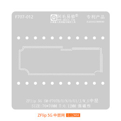 Amaoe F707-012 0.12mm Middle Layer BGA Reballing Stencil for Samsung ZFlip 5G