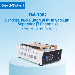 FORWARD FW-1082 8 INCHES TWO-BUTTON BUILT-IN VACUUM SEPARATOR WITH 3 CHANNELS - FW-1082
