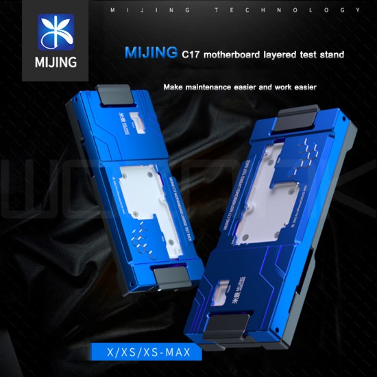 MiJing C17 Main Board Middle Layered Function Testing Fixture for iPhone X / Xs / Xs Max