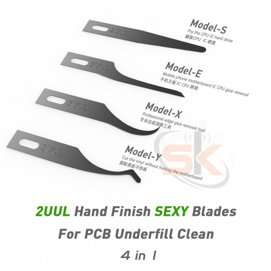 2UUL HAND FINISH SEXY BLADES FOR PCB UNDERFILL CLEAN 4 IN 1