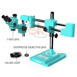 RF4 RF7050TVW  WITH BOOMSTANDE Adjust Trinocular Microscope for iphone Mobile BGA repair magnifier Fix Tools