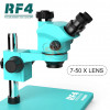 RF4 RF7050TVP (3D CONTINUOUS ZOOM) 7X~50X TRINOCULAR STEREO MICROSCOPE WITH CAMERA OPTION