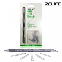 RELIFE RL-101B 8 IN 1CPU REMOVE GLUE BLADE KNIFE SET