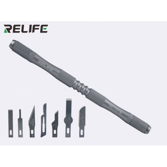 RELIFE RL-101B 8 IN 1CPU REMOVE GLUE BLADE KNIFE SET