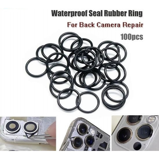 iPhone X-14PM Rear Camera Waterproof Rubber Ring 100Pcs/Box 