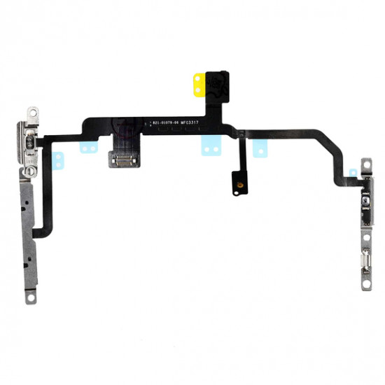 Replacement for iPhone 8 Plus Power/Volume Button Flex Cable with Metal Bracket Assembly