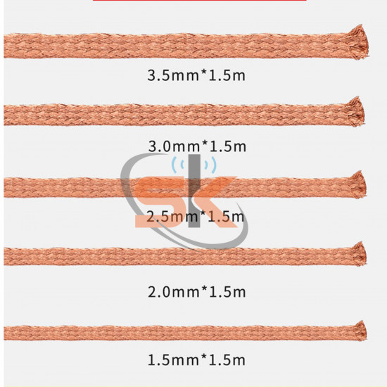 MECHANIC R300 Solder Wick Wire Cord 1.0/1.5/2.0/2.5/3.0/3.5/4.0mm Welding Solder Remover Desoldering Braid Tin Absorption Belt