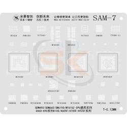 MIJING STENCIL SAM 7 SDM450/ SMD660/ SM6150/ TM6762 / CPU SA60-A90