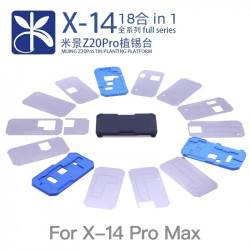 Mijing Z20 Pro 18-in-1 Motherboard Middle Layer Planting Tin Platform for iPhone X to 15Pro Max