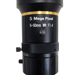 ZLKC Lens VM0550MPC 5-50mm 5 Megapixel Manual Iris Lens, 1/2.7” Vari-focal HD Lens ​CCTV Lens CS Mount	