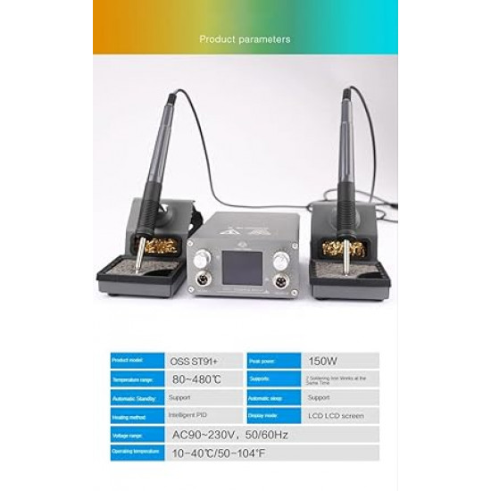 OSS TEAM ST91+ Soldering Station 2 handles 