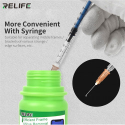 RELIFE RL-518A Universal liquid for remove frame disassemble bracket stent glue liquid for iPhone huawei Sam sung