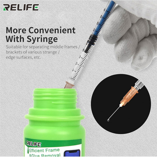 RELIFE RL-518A Universal liquid for remove frame disassemble bracket stent glue liquid for iPhone huawei Sam sung