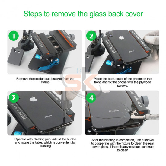 RELIFE RL-601S Plus 2 in 1 Universal Mobile Phone Heating Free Screen Removal Separation Removal Mobile Phone Back Cover Clamp
