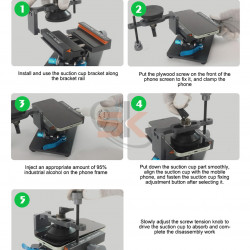 RELIFE RL-601S Plus 2 in 1 Universal Mobile Phone Heating Free Screen Removal Separation Removal Mobile Phone Back Cover Clamp