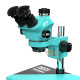RF4 RF7050Pro 7-50X Synchronous Zoom Trinocular Stereo Microscope With Big Base