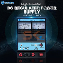 Sunshine DC Regulated Power Supply Mobile Phone Repair With10A Power Wire 15V 5A Adjustable Digit Display DC Stabilized Supplies