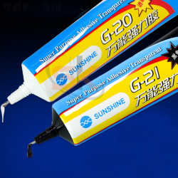 SUNSHINE G-21 Multipurpose glue black high-concentration universal super glue for Mobile phone repair screen back cover 