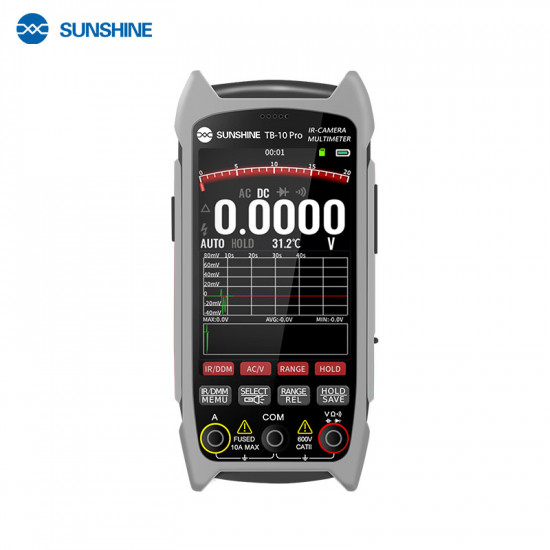 Sunshine TB-10 Pro Handheld Infrared Thermal Imager + Multimeter for PCB Repair & Temp Measurement Sunshine TB-10 Pro Handheld Infrared Thermal Imager + Multimeter for PCB Repair & Temp Measurement