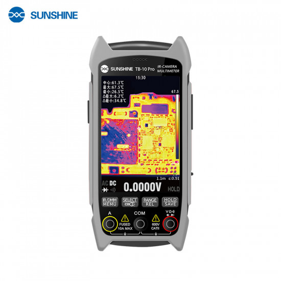Sunshine TB-10 Pro Handheld Infrared Thermal Imager + Multimeter for PCB Repair & Temp Measurement Sunshine TB-10 Pro Handheld Infrared Thermal Imager + Multimeter for PCB Repair & Temp Measurement