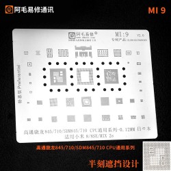 Amaoe MI9 0.12mm BGA Reballing Stencil for Qualcomm Snapdragon 845 / 710 / SDM845 / 710 Xiaomi 8 / 8SE / MIX 2S