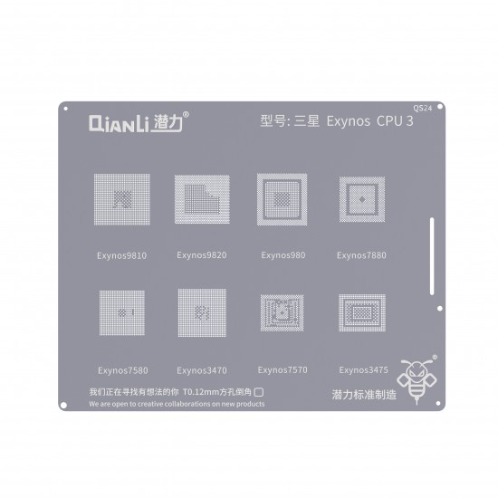 QIANLI 2D BUMBLEBEE STENCIL QS24 SAMSUNG EXYNOS CPU 3