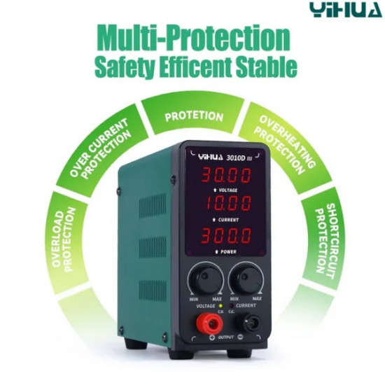 Yihua 3010D III DC Power Supply 30V 10A Adjustable Regulated Power Supply Yihua 3010D III DC Power Supply 30V 10A Adjustable Regulated Power Supply