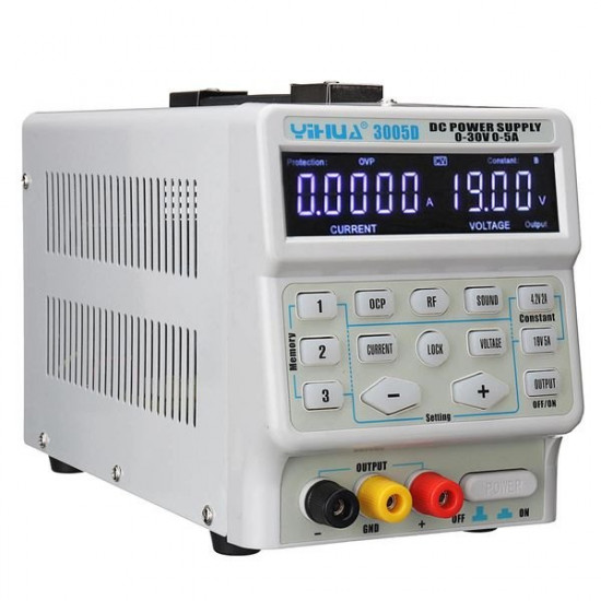 YIHUA 3005D DIGITAL DC POWER SUPPLY WITH 5 DIGIT FUNCTIONS ( 30V~5A )