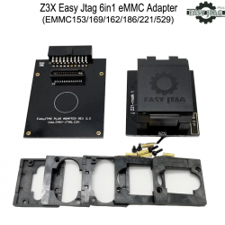 Z3X Easy Jtag eMMC Socket 6 in 1 (eMMC153/169/162/186/221/529) For Easy Jtag Plus Box